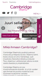 Mobile Screenshot of cambridgeohjelma.fi