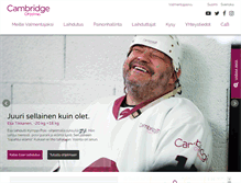 Tablet Screenshot of cambridgeohjelma.fi